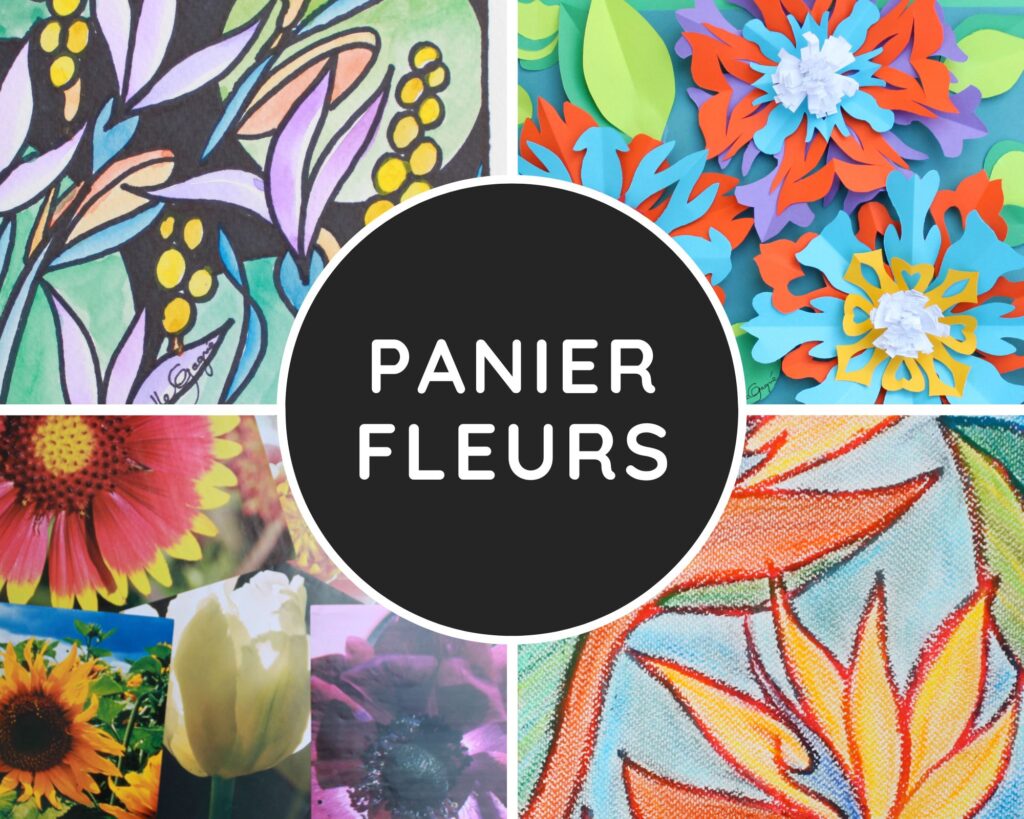 Panier fleurs